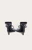 Taupe Croc Faux Leather Barely There Point Toe High Heels