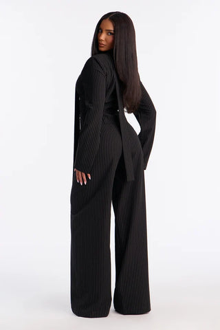 Baldwin Blazer Scarf Pant Set