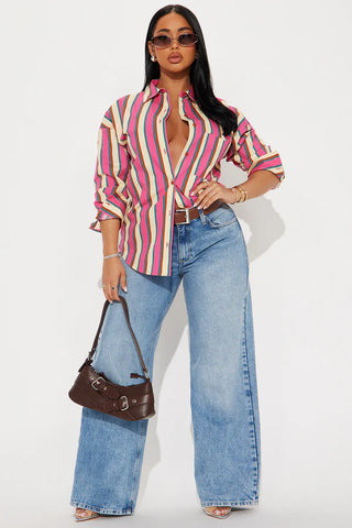 I'm The Main Topic Striped Shirt