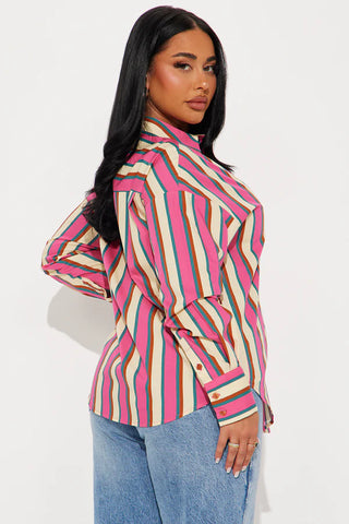 I'm The Main Topic Striped Shirt