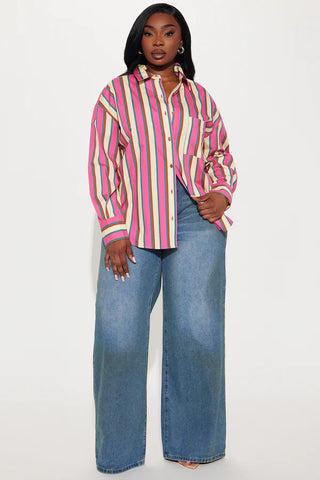 I'm The Main Topic Striped Shirt