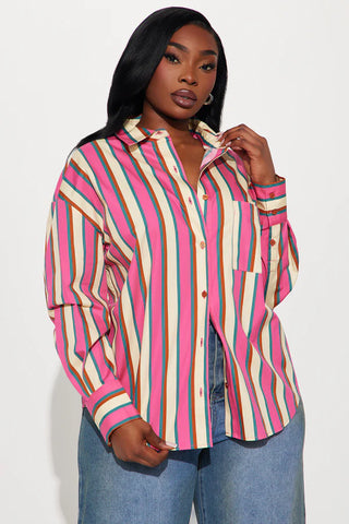 I'm The Main Topic Striped Shirt