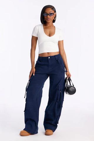 Desi Mineral Wash Cargo Pant