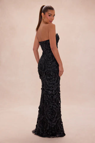 Elaine Embellished Sequin Gown