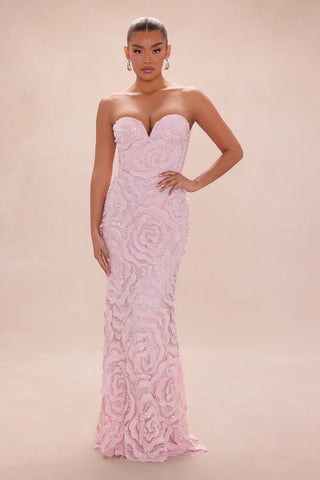 Elaine Embellished Sequin Gown