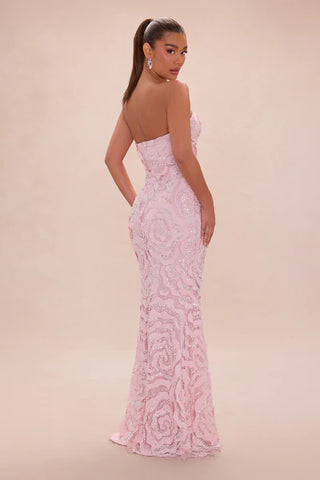 Elaine Embellished Sequin Gown