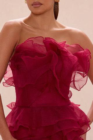 Meant To Be Ruffle Gown