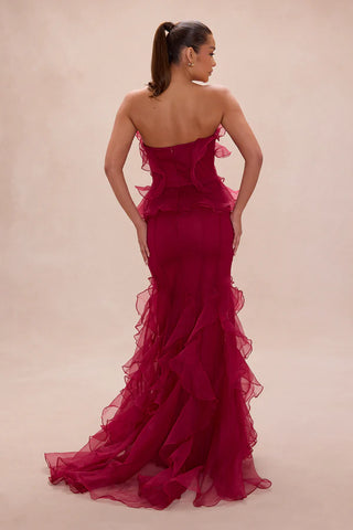 Meant To Be Ruffle Gown