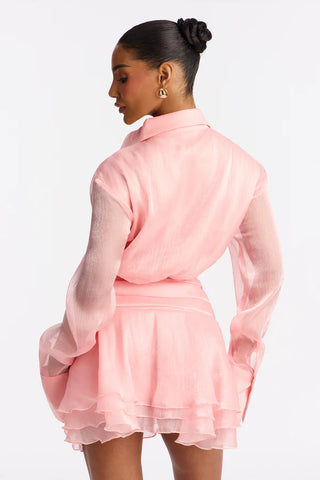Lips Sealed Mini Dress - Mauve
