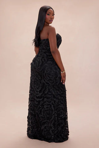 Elaine Embellished Sequin Gown