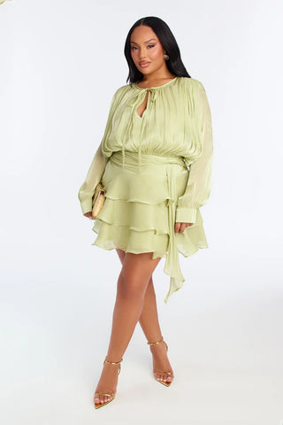 Giselle Soft Organza Mini Dress