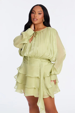Giselle Soft Organza Mini Dress