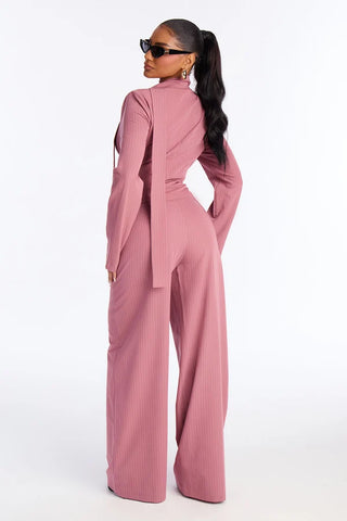 Baldwin Blazer Scarf Pant Set
