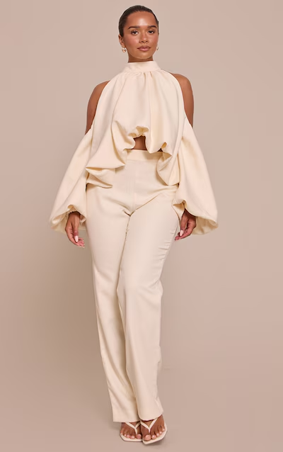 Tailored Straight Leg Trousers