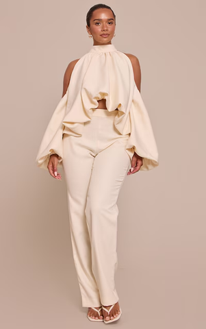 Tailored Straight Leg Trousers