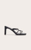 Golden Glint Heeled Mules