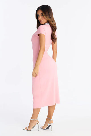 Pretty And Smart Body Sculpting Midi Dress