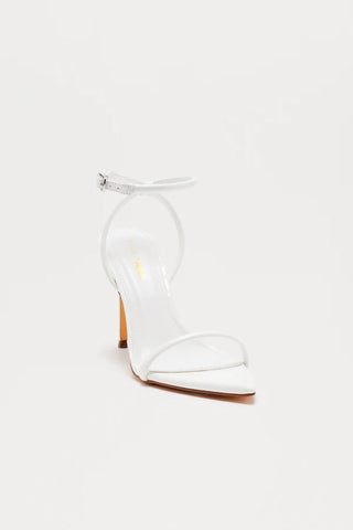 Take Me Places Heeled Sandals - White