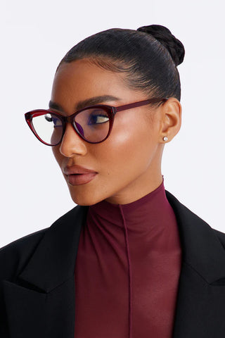 Heart Eyes Cat Eye Blue Light Glasses