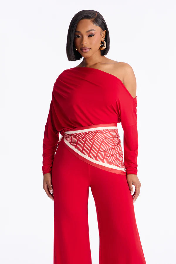 Define Me 3 Piece Scarf Pant Set