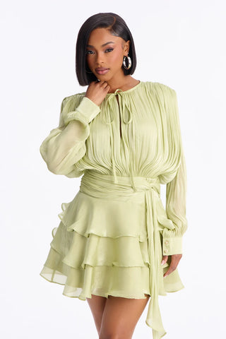 Giselle Soft Organza Mini Dress