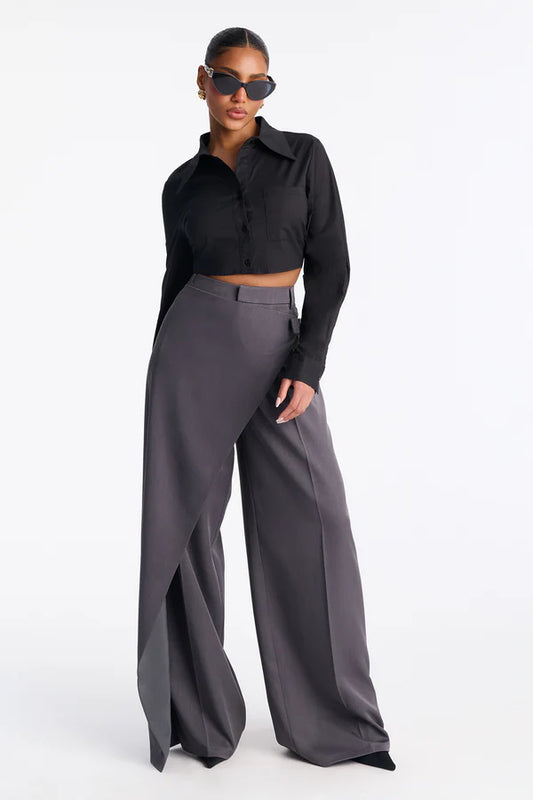 Tailored Touch Wrap Front Trouser