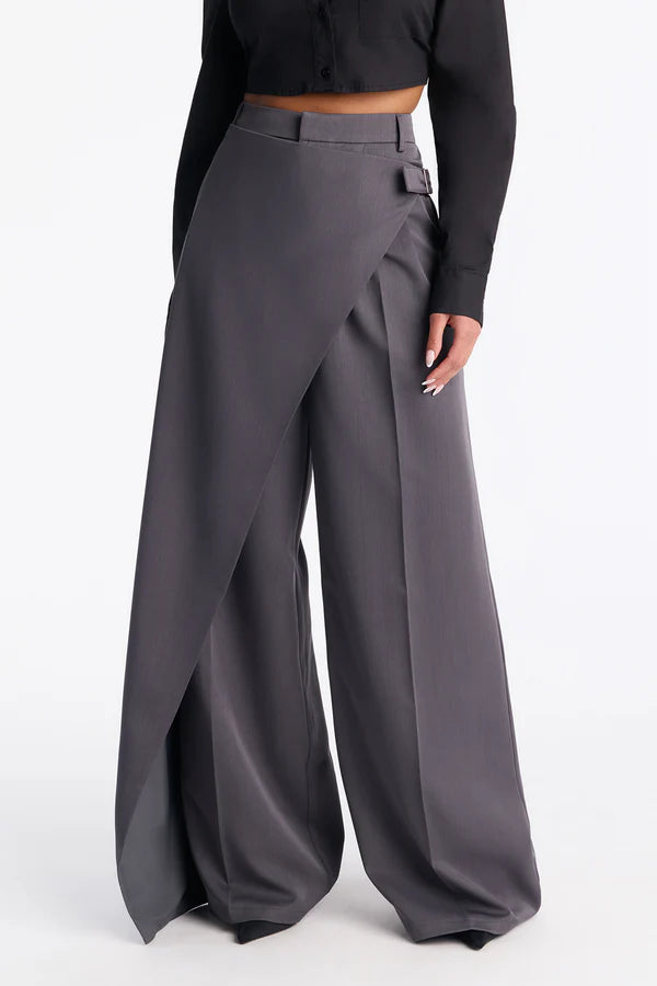 Tailored Touch Wrap Front Trouser