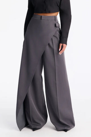 Tailored Touch Wrap Front Trouser