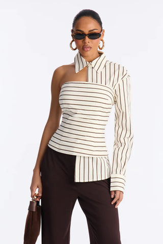 Martini Hour Striped 2 Piece Poplin Shirt