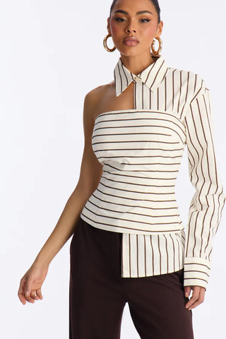 Martini Hour Striped 2 Piece Poplin Shirt