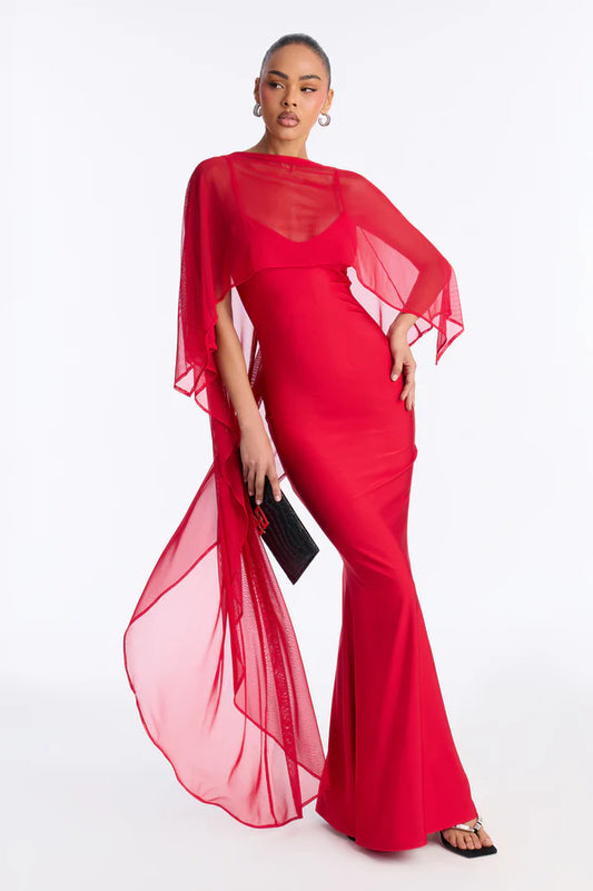 Staying True Satin Maxi Dress