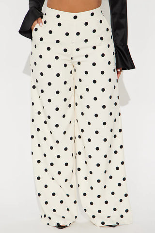 Lucelia Polka Dot Trouser Pant
