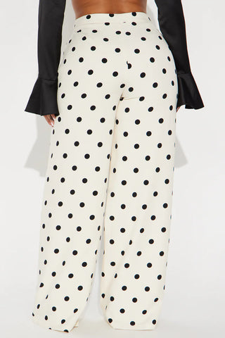Lucelia Polka Dot Trouser Pant