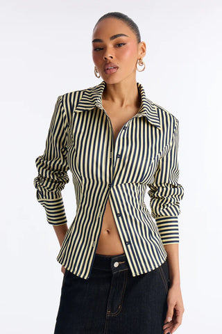 Minimal Mood Stripe Shirt