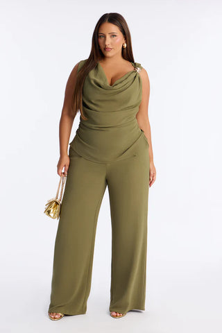 Danielle Off Shoulder Pant Set