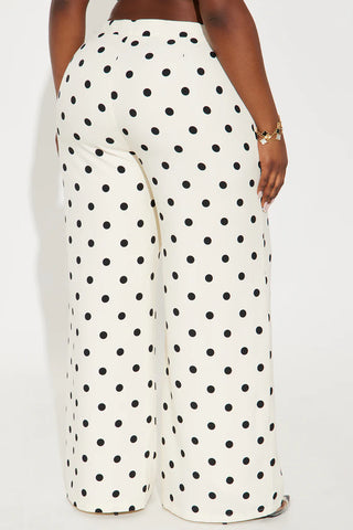 Lucelia Polka Dot Trouser Pant