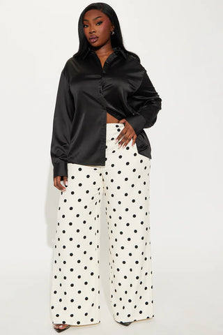 Lucelia Polka Dot Trouser Pant