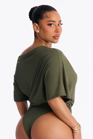 Flatter Me Off Shoulder Bodysuit