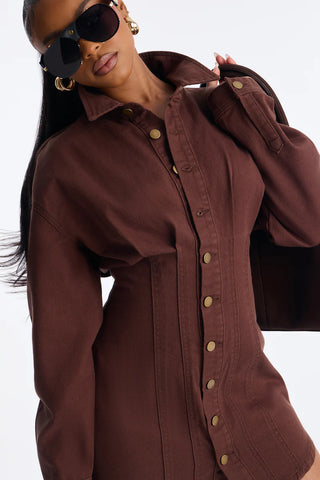 Alessandra Denim Mini Dress