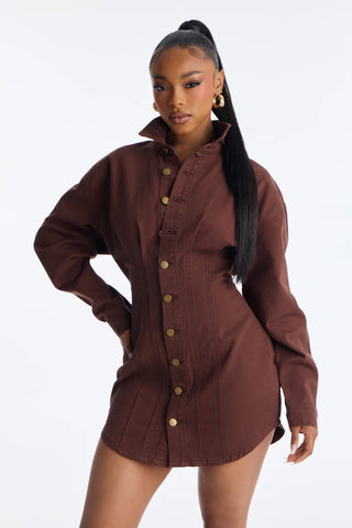 Alessandra Denim Mini Dress