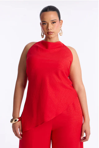 Irene Halter Asymmetrical Pant Set