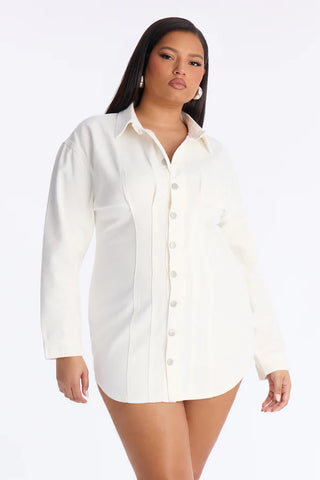 Alessandra Denim Mini Dress