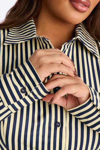 Minimal Mood Stripe Shirt