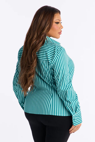 Minimal Mood Stripe Shirt