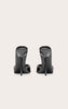 Midnight Gloss Stiletto Mules