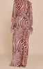 Ruched Chiffon Maxi Skirt