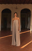 Stone Pleat Detail Bandeau Wide Leg Jumpsuit