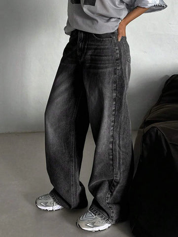 Low Waist Straight Jeans