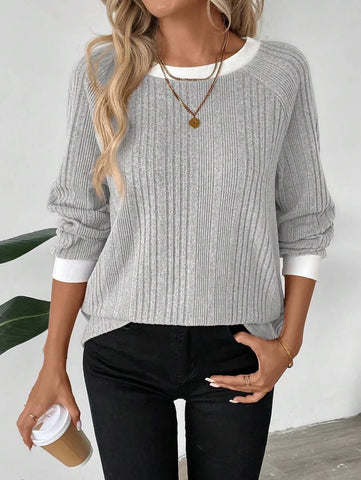 Colorblock Raglan Sweatshirt
