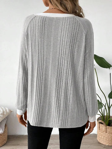 Colorblock Raglan Sweatshirt
